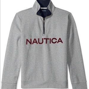 Nautica Half Zip Up Sweater Large
